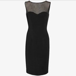 L’AGENCE Sleeveless Knee Length Sheath Dress
